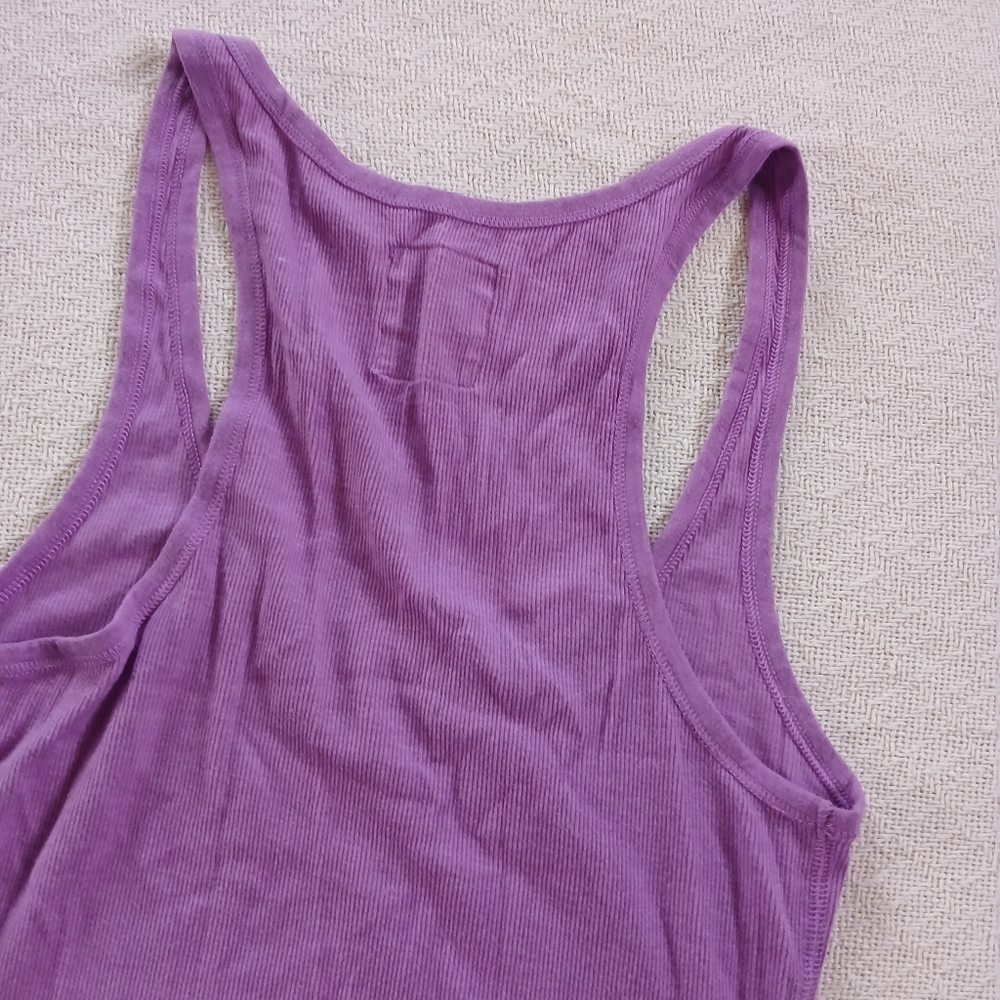 PINK '09 cotton purple y2k tank top - Picture 9 of 9
